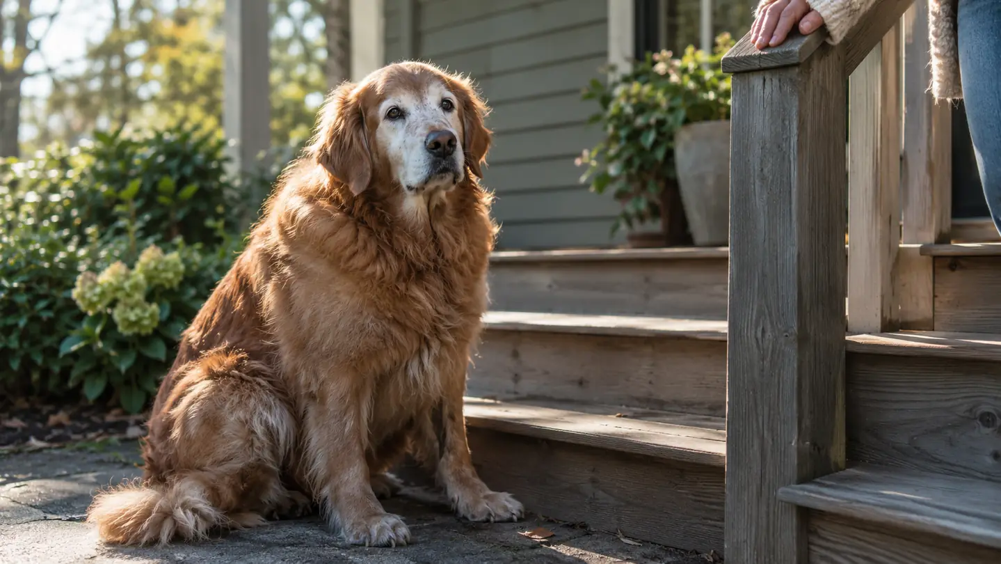 How to Help a Big Dog Handle Stairs With VetriScience GlycoFlex
